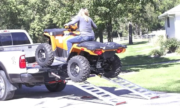 Placing the ATV Ramp in right way